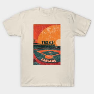 Midcentury Texas Rangers Stadium T-Shirt